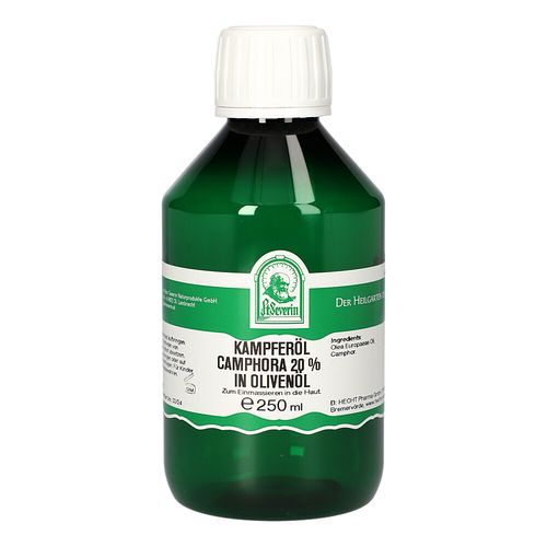 KAMPFERÖL CAMPHORA 20% IN OLIVENÖL, 250 ml, Hecht-Pharma GmbH