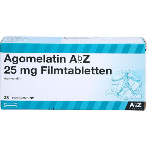 Agomelatin AbZ 25 mg Filmtabletten, 28 Stk., Abz Pharma GmbH