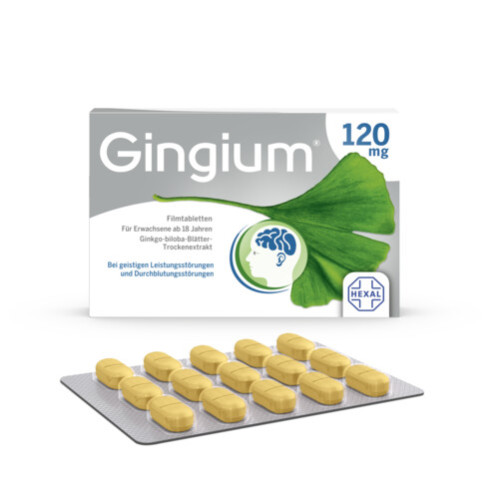 Gingium 120 mg Filmtabletten, 60 Stk., HEXAL AG