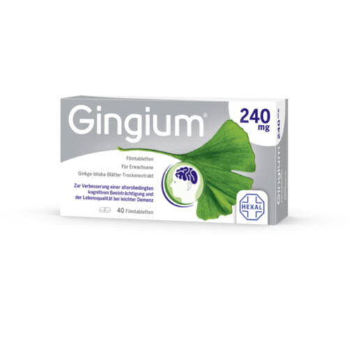 Gingium 240 mg Filmtabletten, 40 Stk., HEXAL AG