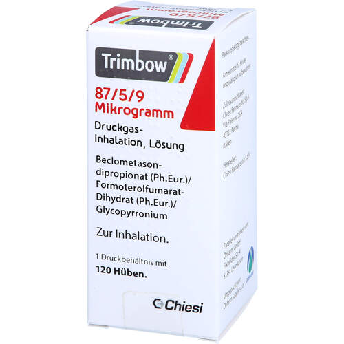 TRIMBOW 87 ug/5 ug/9 ug 120 Hub Druckgasinhalation, 1 ST, Orifarm GmbH