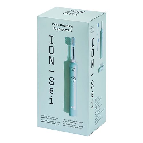 ION Sei Ionenschallzahnbürste blau, 1 Stk., Megadent Deflogrip Gerhard Reeg GmbH