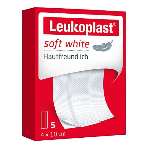 LEUKOPLAST SOFT WHITE 4X10CM, 5 Stk., Bsn Medical GmbH