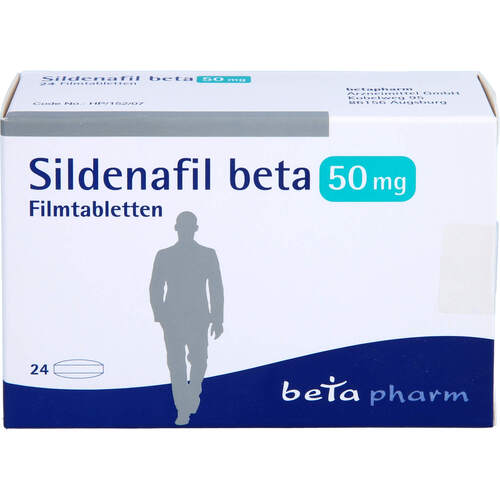 Sildenafil beta 50 mg Filmtabletten, 24 st, betapharm Arzneimittel GmbH