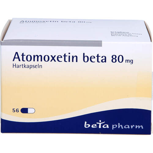 Atomoxetin beta 80 mg Hartkapseln, 56 Stk., betapharm Arzneimittel GmbH
