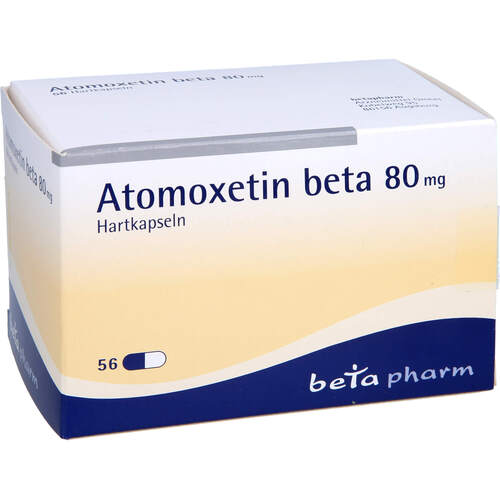 Atomoxetin beta 80 mg Hartkapseln, 56 Stk., betapharm Arzneimittel GmbH