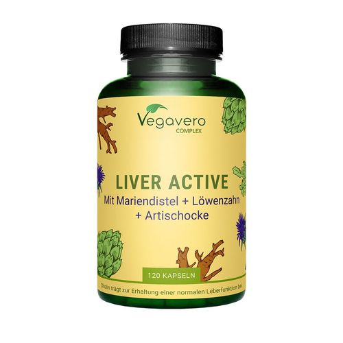 Vegavero LiverActive Complex Kapseln, 90 Stk., Vanatari International GmbH