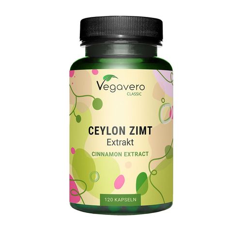 Vegavero Zimt-Ceylon Kapseln, 120 Stk., Vanatari International GmbH