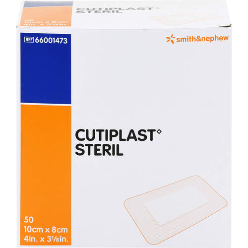 CUTIPLAST steril 8x10 cm Wundverband, 50 Stk., + Prisoma GmbH