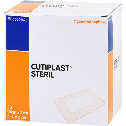 CUTIPLAST steril 8x10 cm Wundverband, 50 Stk., + Prisoma GmbH