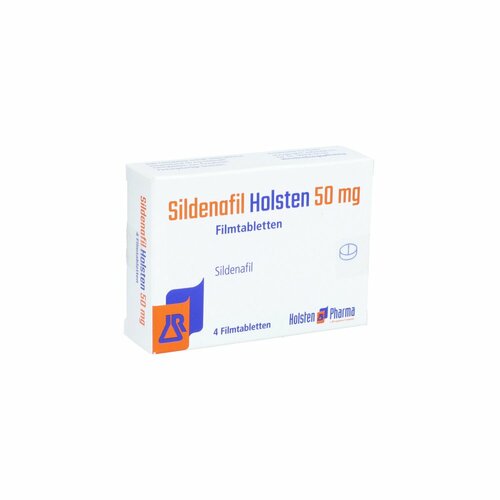 Sildenafil Holsten 50mg Filmtabletten, 4 ST, Holsten Pharma GmbH