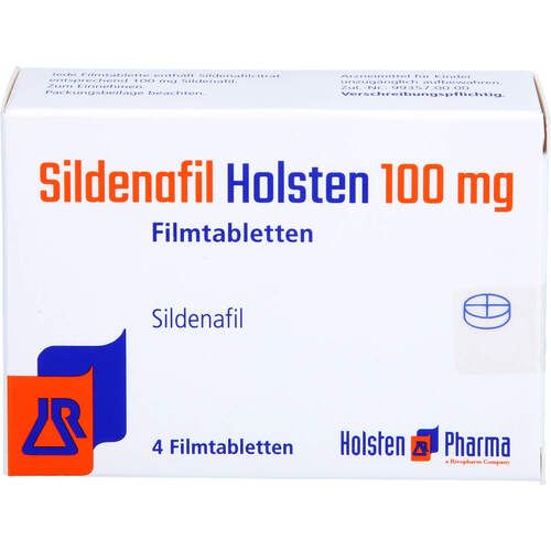 Sildenafil Holsten 100mg Filmtabletten, 4 ST, Holsten Pharma GmbH