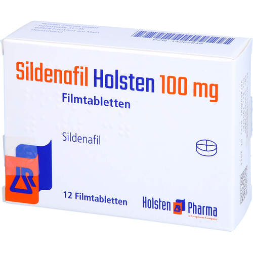 Sildenafil Holsten 100mg Filmtabletten, 12 ST, Holsten Pharma GmbH