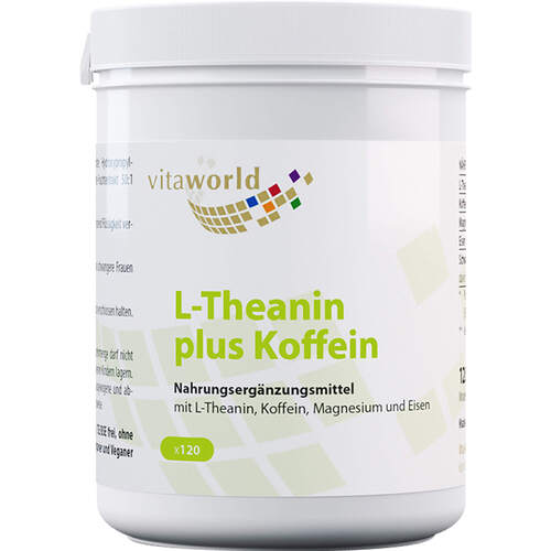 L-THEANIN plus Koffein Kapseln, 120 Stk., Vita World GmbH