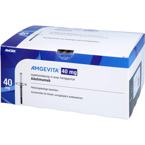 AMGEVITA 40 mg Injektionslösung i. e.Fertigspritze, 6 ST, Amgen GmbH