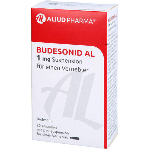 Budesonid AL 1 mg Suspension f. e. Vernebler, 20x2 ml, Aliud Pharma GmbH