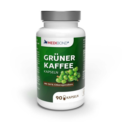 GRUENER KAFFEE KAPSELN, 90 Stk., MEDIBOND Healthcare GmbH