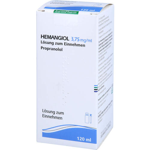 Hemangiol 3.75 mg/ml Lösung zum Einnehmen, 120 ml, Eurimpharm Arzneimittel GmbH