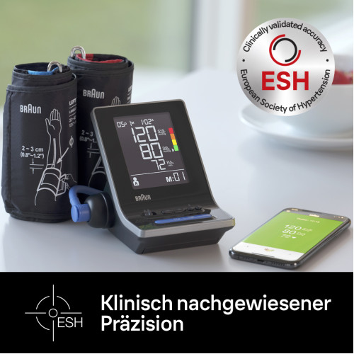 BRAUN ExactFit 5 Connect Oberarm-Blutdruckmessger., 1 Stk., Kaz Europe Sa