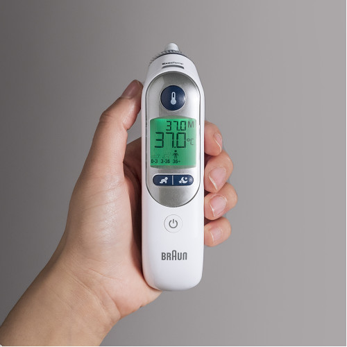 BRAUN ThermoScan 7+ Infrarot-Ohr-Thermometer, 1 Stk., Kaz Europe Sa