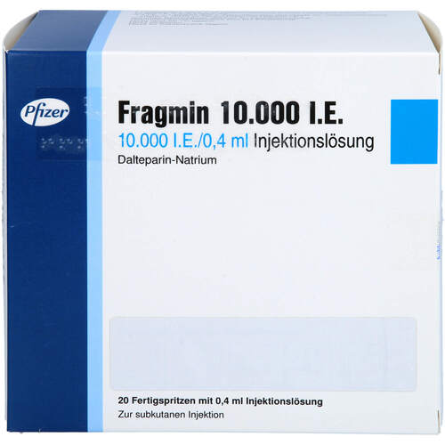 Fragmin 10.000 I.E. Fertigspr., 20 Stk., kohlpharma GmbH