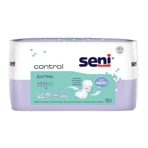 SENI CONTROL EXTRA INKONTINENZEINLAGEN, 12x15 Stk., Tzmo Deutschland GmbH