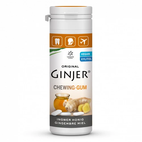 Ingwer GINJER Kaugummi Honig, 30 g, Hager Pharma GmbH