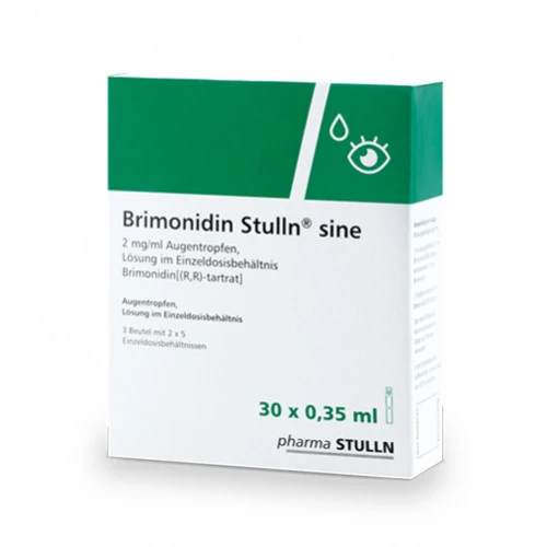 Brimonidin Stulln sine 2mg/ml Augentropfen, 30x0,35 ml, Pharma Stulln GmbH