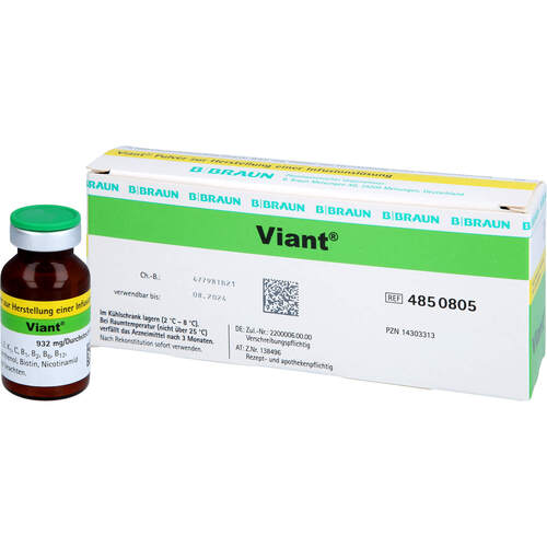 Viant 932 mg Pulver z.Herstlg.e.Infusionlsg, 5X932 MG, B. Braun Melsungen AG