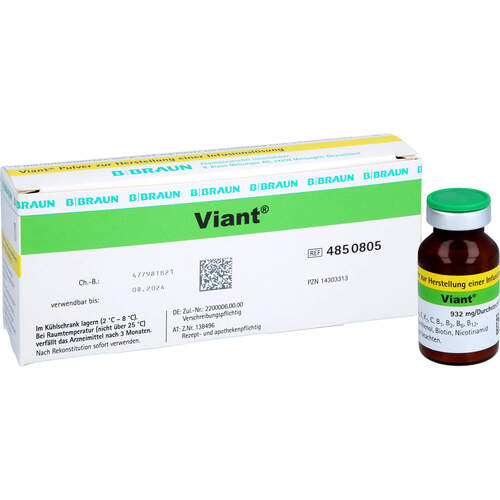 Viant 932 mg Pulver z.Herstlg.e.Infusionlsg, 5x932 mg, B. Braun Melsungen AG