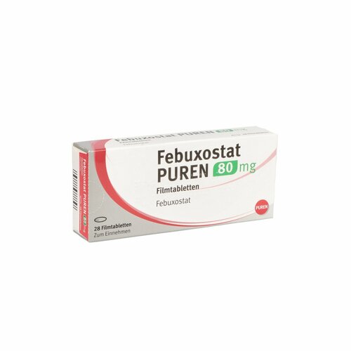 Febuxostat PUREN 80 mg Filmtabletten, 28 Stk., PUREN Pharma GmbH & Co. KG