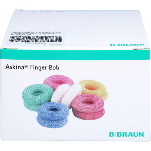 ASKINA Finger Bob farbig, 50 ST, B2b Medical GmbH