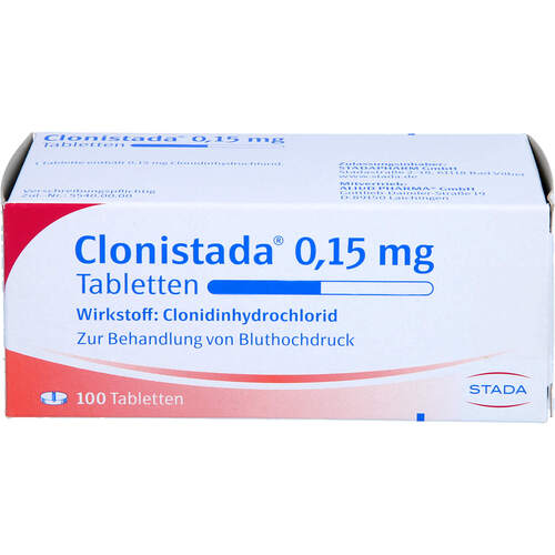 Clonistada 0.15 mg Tabletten, 100 Stk., STADAPHARM GmbH