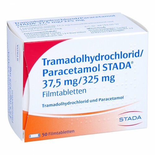 Tramadolhydr./Paracetamol STADA 37.5mg/325mg Filmt, 50 Stk., STADAPHARM GmbH