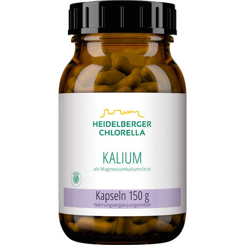 KALIUM ALS Magnesiumkaliumcitrat Kapseln, 200 Stk., Heidelberger Chlorella GmbH