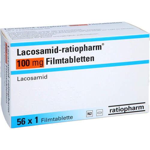 Lacosamid-ratiopharm 100 mg Filmtabletten, 56 Stk., ratiopharm GmbH