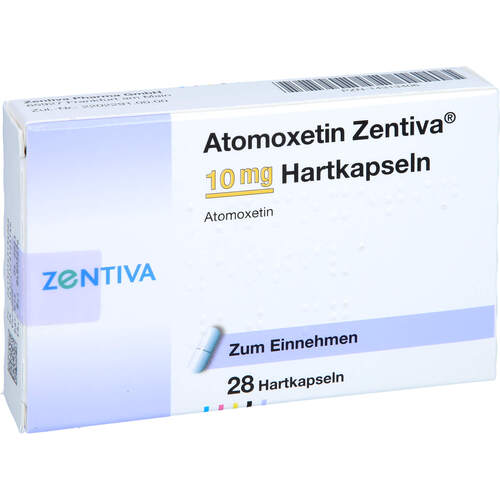 Atomoxetin Zentiva 10 mg Hartkapseln, 28 st, Zentiva Pharma GmbH