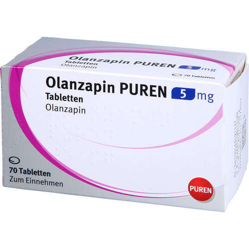 Olanzapin PUREN 5 mg Tabletten, 70 Stk., PUREN Pharma GmbH & Co. KG