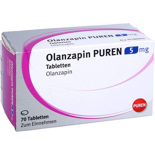 Olanzapin PUREN 5 mg Tabletten, 70 ST, PUREN Pharma GmbH & Co. KG