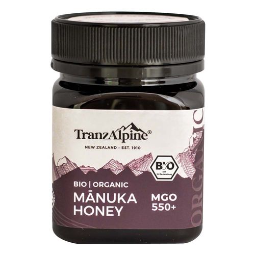 Bio Manuka Honig MGO 550+ TranzAlpine, 250 g, HOYER GmbH