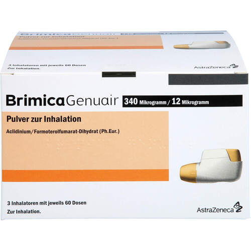 Brimica Genuair 340ug/12ug Plv.z.Inhalation 60 ED, 3 ST, Emra-Med Arzneimittel GmbH