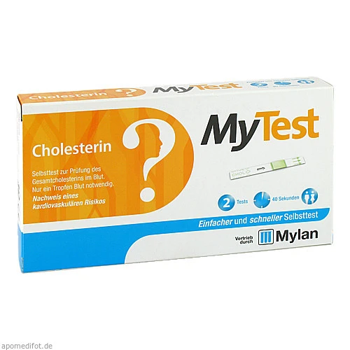 MyTest Cholesterin, 2 ST, Mylan Healthcare GmbH