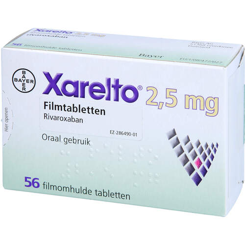 Xarelto 2.5 mg Filmtabletten, 1x56 Stk., Eurimpharm Arzneimittel GmbH