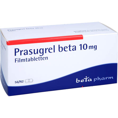 Prasugrel beta 10 mg Filmtabletten, 56 Stk., betapharm Arzneimittel GmbH