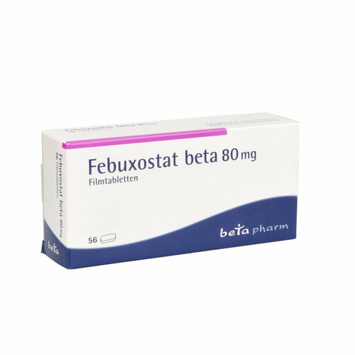 Febuxostat beta 80 mg Filmtabletten, 56 Stk., betapharm Arzneimittel GmbH