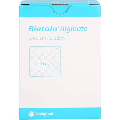 BIATAIN Alginate Kompressen 5x5 cm, 10 Stk., MFG Handel GmbH