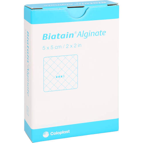 BIATAIN Alginate Kompressen 5x5 cm, 10 Stk., MFG Handel GmbH