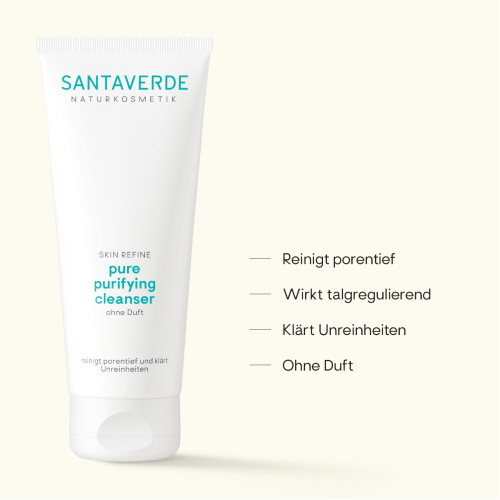 pure purifying cleanser, 100 ml, SANTAVERDE GmbH