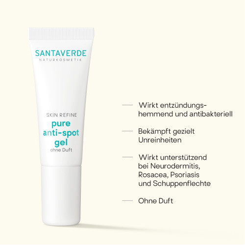 pure anti-spot gel, 10 ml, SANTAVERDE GmbH