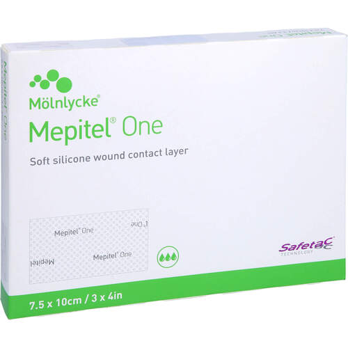 MEPITEL One Silikon Netzverband 7.5x10 cm, 10 Stk., MFG Handel GmbH